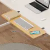 Tablero de Extensión para Escritorio Oficina Escritorio Perforación-Gratis Ampliación Extensión Artefacto Escritorio de Computadora Plegable Bandeja para Teclado