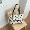 Bolso de Lunares para Mujer 2026 Nuevo de Moda Verano Casual Moda Bolso Tote para el Trabajo Bolso de Hombro de Gran Capacidad