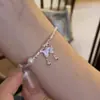 Nuevo Pulsera de Mariposa Perla Plata Rota Celebridad de Internet Personalizada Diseño Hecho a Mano Pulsera de Temperamento Dulce Pulsera Venta al por Mayor