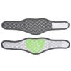 Cinturón calentador de cuello con puntos verdes, compresa caliente para el hogar, hombros, cuello, espalda y cuello, banda protectora cálida con matriz de puntos, disponible para hombres y mujeres.