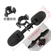 Accesorios para placa base de patinete, placa de nailon negro, pedal de pie plegable de carga, pedal de coche de giro, reposapiés, accesorios para cojín de asiento