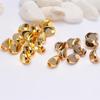 DIY Joias Feitas à Mão 14K Pacote Cor Dourada Conservação Contas de Cobre Contas de Transferência Hiccup Material de Contas Triângulo Contas Torcidas Pulseira Acessórios com Contas