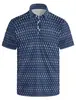 Camisa Polo para Hombre Camisa de Golf Divertida Camisa Polo Hawaiana Camisa Polo Divertida de Playa de Verano