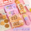 Set de Gomas de Borrar Galleta de Modelado Artificial Creativo Regalo de Premio para Niños Goma de Borrar Papelería Educativa Regalo