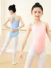 Traje de Danza para Niños Ropa Deportiva de Verano para Niñas Ropa de Danza China para Niños Ropa de Ballet de Danza Ropa de Gimnasia sin Mangas