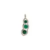 Broche de Ervilha Moderno e Único Acessório de Moda Broche de Jade Pino para Suéter