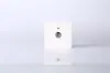 Fabricante de panel de enchufe de pared con interruptor oculto de cinco orificios, interruptor de control doble serie A13 Yabai personalizado