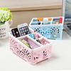 Caja de Almacenamiento de Escritorio Joyería Cosmético Lápiz Labial Almacenamiento Baño Caja de Almacenamiento de Plástico Lápiz Misceláneos Papelería Caja de Archivo