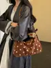 Bolso de Lunares 2026 Nuevo Moda Otoño/Invierno Bolso de Hombro, Bolso de Hombro Cruzado de Alta Gama para Viajar, Bolso Vintage Tipo Empanada