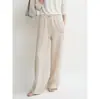 Pantalones Largos Sumeihui Nórdicos Tot con Cintura Elástica y Cordón para Mujer Nueva Colección Primavera/Verano 2026 Casual de Cintura Alta Pierna Ancha