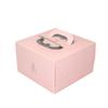 Caja para tartas de cumpleaños de 4, 6 y 8 pulgadas, portátil, para el hogar, para mousse de queso, pequeña caja de embalaje para crema pastelera