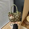 Bolso de Mano con Diseño de Lunares Nuevo Otoño 2026 Bolso de Hombro Bolso Bolso Tote para Mujer Bolso de Viaje Versátil Bolso Casual