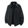 Nueva Chaqueta para Hombre Otoño/Invierno 2026 con Cuello Solapa, Estilo High Street Americano, Holgada, Cómoda, Versátil, Casual, Abrigo de Manga Larga Moderno
