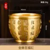 Jarrón Premium Dinghao de Latón con Patrón de Dragón, Jarrón Pixiu, Jarrón de Cuenco del Tesoro, Cenicero, Adorno Creativo, Decoración Feng Shui, Joyería