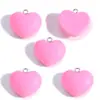 Accesorios de Joyería de Resina Lindos de Dibujos Animados Colgantes Estilo Mixto Rojo Rosa Colgante para Pulsera DIY Llavero Bolso U124