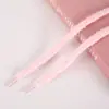 Nuevos Cordones de Zapatillas de Felpa de Doble Capa Multicolores para Otoño e Invierno Lindos Redondos Planos de Oruga Cordones Transfronterizos
