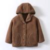 Abrigo de lana de cordero para niños, para padres e hijos, para adultos, mediano y grande, otoño e invierno, con forro polar grueso, recién llegado, se puede enviar en nombre