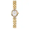 Mia Myar Estilo Vintage Oval Retro Simple Antiguo Exquisito Compacto Reloj de Mujer Elegante Reloj para Dama