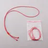 Acessório de cordão de jade preto plano com nós grossos, tecido à mão, cordão para pendurar pingente estilo étnico, cordão para colar semiacabado