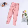 Pantalones Térmicos para Niños, Pantalones Forrados de Polar para Niños, Leggings Térmicos de Otoño e Invierno para Niñas, Pantalones Térmicos de Algodón, Pantalones para Dormir