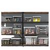 Caja de almacenamiento para el hogar, transparente, para guardar juguetes y artículos diversos, grande, para ropa, cesta de plástico para aperitivos.