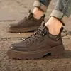 Zapatos para Hombre 2026 Nuevo Otoño Exterior Retro Aumentadores de Altura Casuales de Piel para Hombre, Estilo Británico, Antideslizantes, Resistentes al Desgaste, Zapatos de Trabajo para Padres