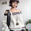 Bolso Pequeño con Estampado de Leopardo Marrón Retro Cadena para Cuello de Mujer Atmósfera Otoño e Invierno Cadena Larga para Suéter Monedero para Auriculares Accesorios Colgantes
