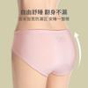 Ropa interior fisiológica para el período menstrual para mujer, seda de hielo, cintura media, algodón antibacteriano, período menstrual, antifugas laterales, talla grande, niña gordita, bragas sanitarias