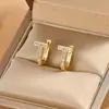 2025 Nuevos Pendientes Elegantes de Moda para Mujer Diseño de Nicho Pendientes de Circonita Pendientes Populares Personalizados Joyería de Pendientes