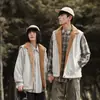 Chaleco para Hombre 2025 Otoño e Invierno Nuevo Medio Terciopelo de Cordero Chaleco Exterior Chaqueta de Invierno Terciopelo Cálido Solapa Comercio Exterior