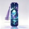 Marcapáginas de Elfo Azul Transfronterizo con Borla Linda, Material Acrílico, Regalo de Regreso a Clases para Estudiantes, Marcapáginas al por Mayor Directamente de Fábrica