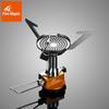 Huofeng Nuevo Producto Estufa Qingfeng Todo-en-Uno Estufa de Gas Portátil para Camping al Aire Libre Senderismo Picnic Gris Mate