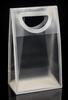 Bolsa de Compras Transparente de PP Plástico PVC para Baño Champú Maquillaje Vacaciones de Navidad Boda Dulces Mano Regalo Empaque