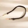 1.2CM Venta Directa de Fábrica Nuevo Cinturón Fino Ajustable con Hebilla para Mujer Exquisito y Moderno Decoración de Vestido Cinturón de Cuero Negro