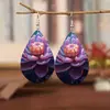Aretes de Acrílico Gota de Agua Producto Nuevo Día de San Valentín Submarino Acrílico Regalo Transfronterizo Mariposa Aretes para Mujer y Navidad