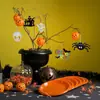 DIY Novo Sinal Decorativo de Madeira com Atmosfera de Halloween Decoração de Parede de Casa Decoração de Feriado Sinal de Madeira Pendurado Pingente