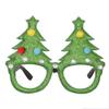 Gafas decorativas para fiestas navideñas transfronterizas de Amazon, para adultos y niños, con foto de astas, muñeco de nieve, árbol y lazo.