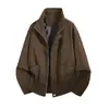 Jaqueta de Trabalho Americana Retro Tendência Nova Primavera 2026 Masculina Corte Solto Versátil Casual Corta-vento