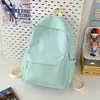 2026 Nueva Moda Casual Mochila Escolar Estilo Coreano Color Sólido Fresco Mochila para Estudiantes de Secundaria y Universidad Mochila de Campus para Mujeres