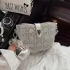 Nova Bolsa de Mão com Corrente Estilosa Versátil de Verão Design de Nicho Bolsa de Ombro Único Sob o Braço Toque de Alto Padrão Bolsa Sela Inclinada
