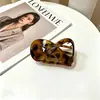 Presilha de Cabelo Abalone Cor Série Tartaruga Acrílico 9cm para Mulheres, Venda Direta do Fabricante, Presilha Tubarão Estampa Leopardo, Acessório de Cabelo Elegante