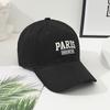Chapéu Masculino da Moda Estilo Coreano Versátil para Primavera e Outono paris Boné de Beisebol de Aba Larga Chapéu Feminino Pequeno de Algodão com Topo Mole