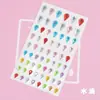 Adesivos Coloridos Infantis de Diamante Transfronteiriços Adesivos de Cristal Acrílico DIY Três-Dimensionais Decorativos Pedras Strass Menina Adesivos de Pedras Preciosas