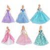 Ropa y Accesorios para Muñeca Barbie Ropa para Vestir Muñeca Vestido de Princesa Vestido con Tirantes Juguete de Moda Vestido de Boda