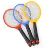 Venda Direta de Fábrica Raquete Elétrica de Mosquito Zhouhe Recarregável Doméstica Bateria Potente Raquete Elétrica de Mosca para Matar Mosquitos e Moscas-da-fruta