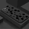 Funda de Silicona Color Cereza Negra de Amazon para iPhone 17, Cubierta Protectora Premium para Apple 15/16