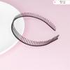 Diadema Ancha Engrosada para Recoger el Cabello al Lavarse la Cara Popular en Internet para Hombres y Mujeres Diadema Metálica Ondulada para la Cabeza Cabello Largo de Hombre Venta al por Mayor de Pequeños Artículos