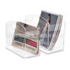 Estante de almacenamiento de archivos de acrílico transparente de fábrica, mesa de café, escritorio, revista, caja de almacenamiento para teléfono móvil, multifuncional