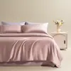 Juego de Tres Piezas de Funda Nórdica y Funda de Almohada de Color Sólido Refrigerante 100% Fibra de Lyocell, Soporte Transfronterizo para Personalización OEM/ODM