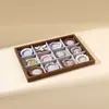 Bandeja para Joyería de Pulsera con Veta de Madera de Nogal Negro, Bandeja de Exhibición para Joyería, Anillos, Pendientes, Bandeja de Visualización